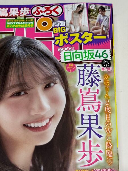 【藤嶌果歩】週刊少年チャンピオン 25号付録 両面BIGポスター6枚