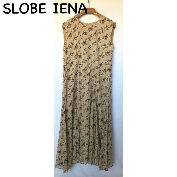 SLOBE IENA 花柄ノースリーブワンピース