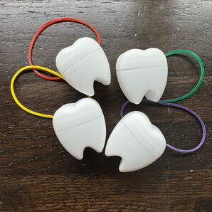 歯型小物入れ ホワイト アクセサリーケース 乳歯ケース