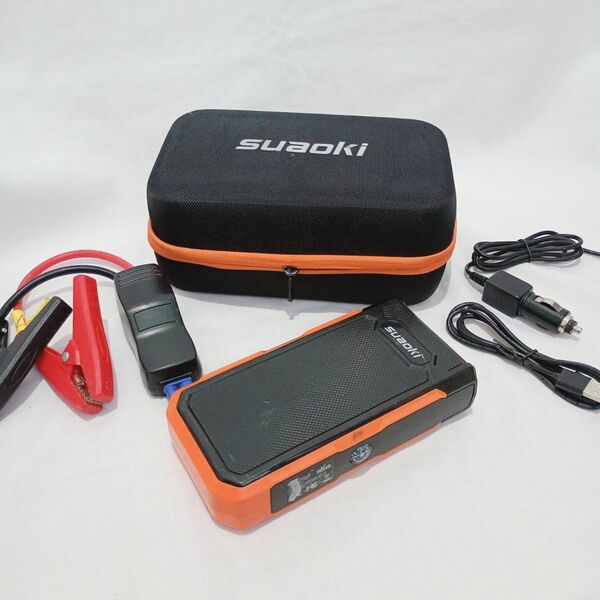 【ジャンク】suaoki/u10ジャンプスターター 付属品完備 充電不具合