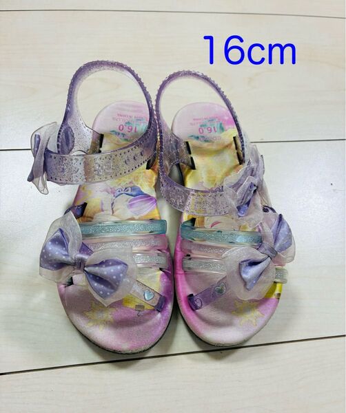 ディズニー ラプンツェル サンダル 16cm