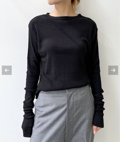 L'Appartement Rib Longsleeve T-sh