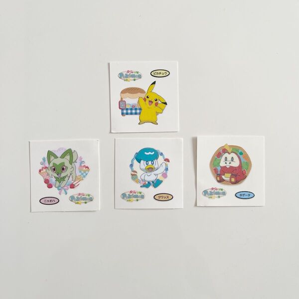 ポケモン ポケモンデコキャラシール ポケモンシール デコキャラシール ポケモンパン ピカチュウ ニャオハ クワッス ホゲータ
