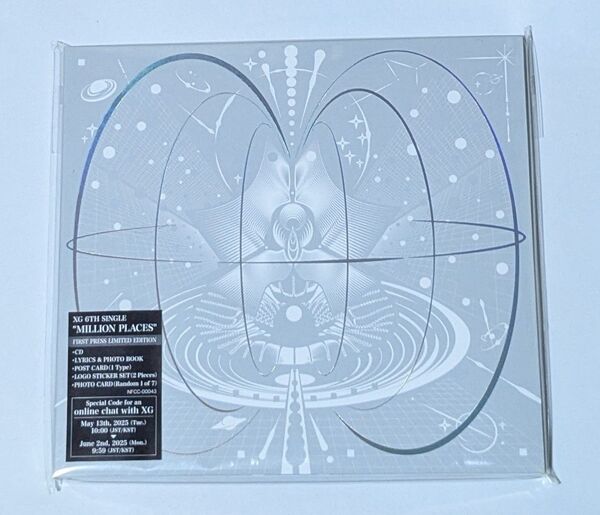 XG CD/MILLION PLACES シリアル・トレカなし