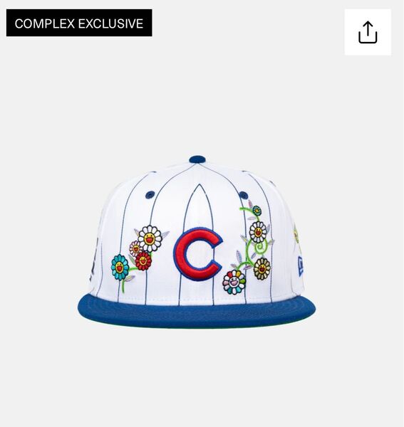 村上隆 MLBワールドツアー 東京シリーズ 2025 ニューエラ 9FIFTY カブス スナップバックハット コンプレック限定 白