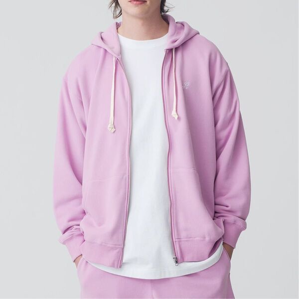 Champion for RHC French Terry pink M ジップアップパーカー ピンク