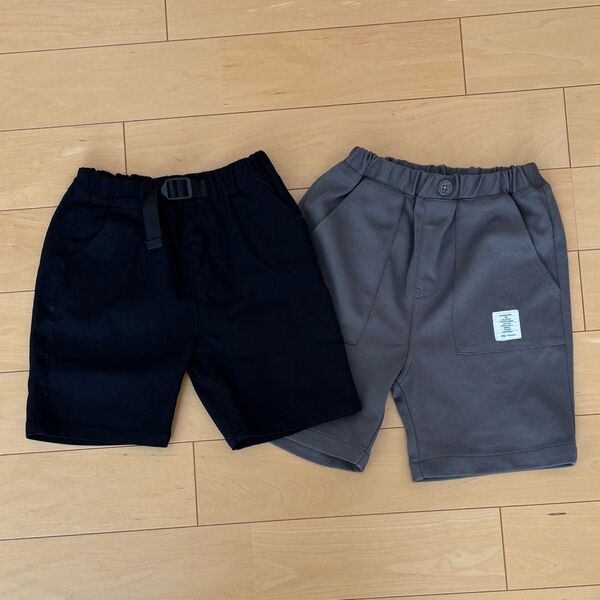 ハーフパンツ 短パン 120cm 2点セット
