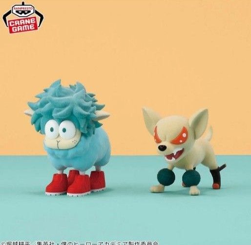 僕のヒーローアカデミア~Fluffy Puffy~デクシープ&バクドッグ フィギュア