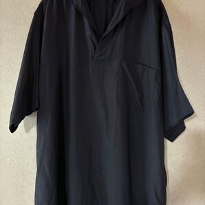 COMOLI ウールシルクスキッパーシャツ 半袖 サイズ3 22SS