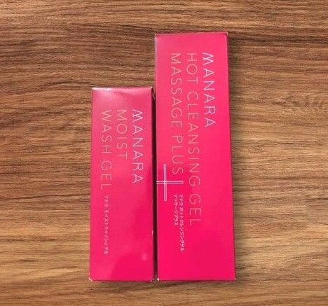 マナラ ホットクレンジングゲル マッサージプラス メイク落とし&モイストウォッシュゲル新品未使用
