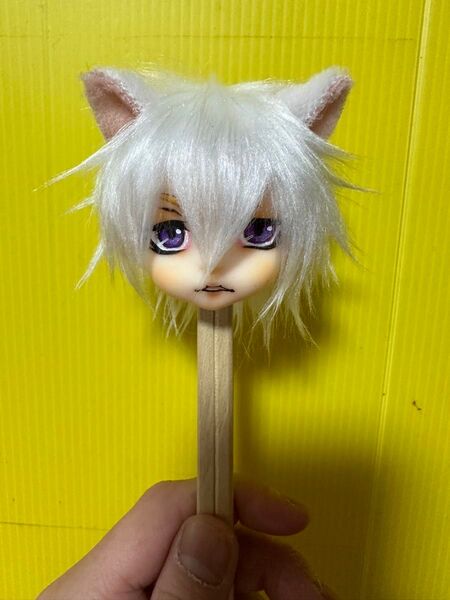 セリアドール キュート5.5インチ ボアウィッグ ホワイト獣耳
