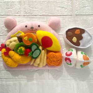 フェルトのお子様ランチ