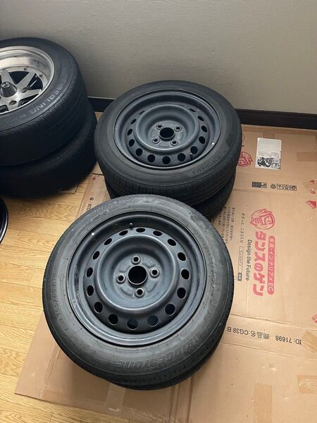 ポルテ純正ホイール 155/65r14 4本