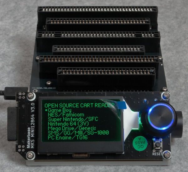 CartridgeReader V5 (Vselect N64コントローラ SA1対応)カートリッジリーダー CartReader
