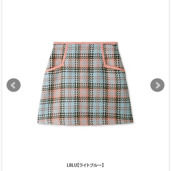snidel ロービングチェックスカショーパン サイズ2