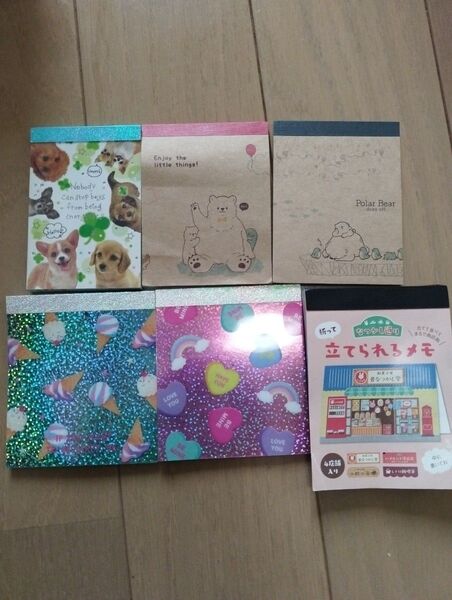 メモ帳 メモ ミニメモ アニマル 犬 くま まとめ売り