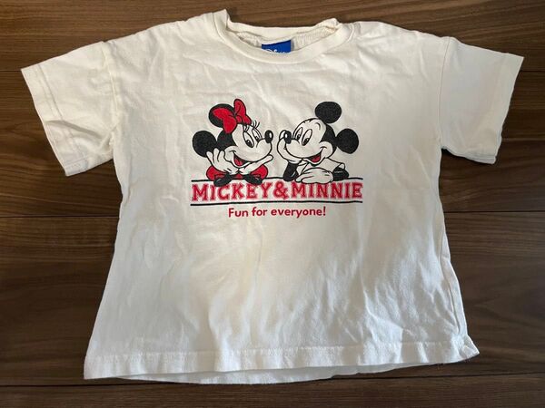 ミッキー&ミニー Tシャツ 100