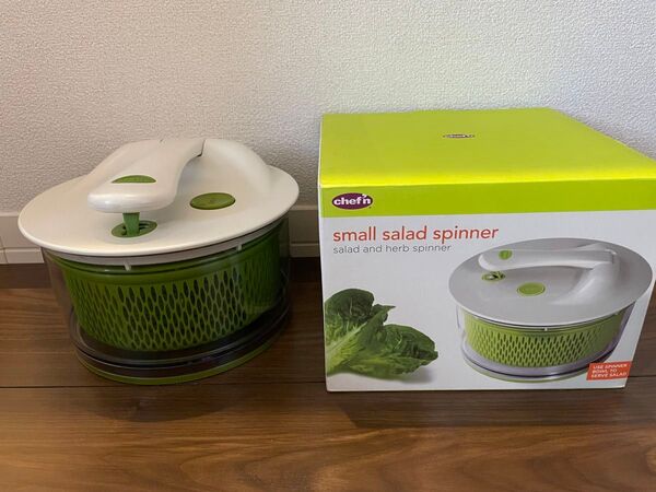 chef'n small salad spinner サラダスピナー グリーン