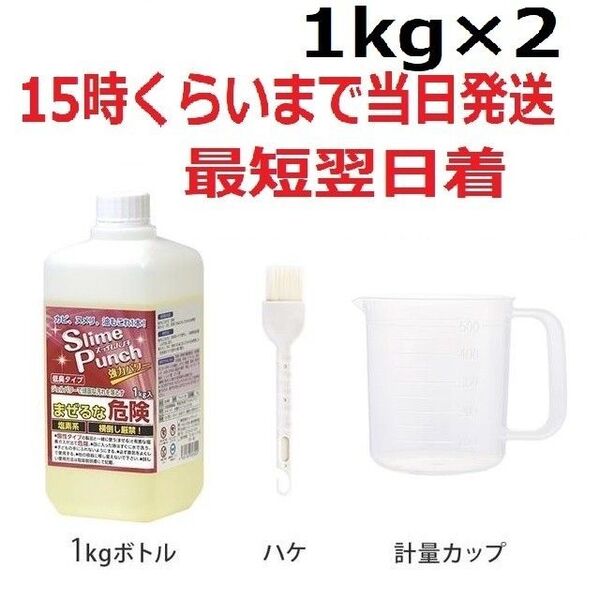 15時まで当日発送 新品2個セット スライムパンチ1kg ダイレクトテレショップ正規品