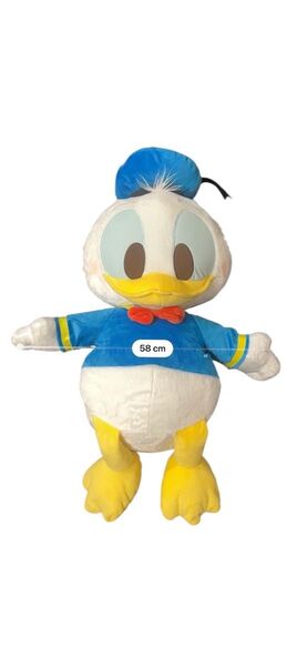 ぬいぐるみビック ドナルドダック 高さ約85㌢