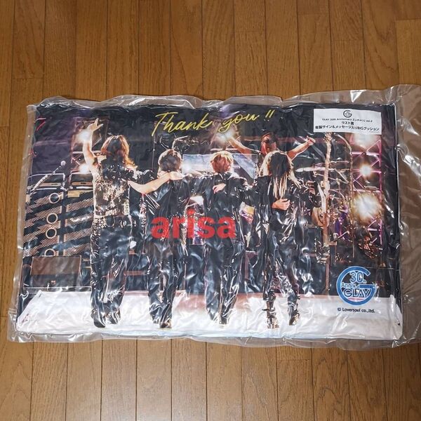エンタメくじ GLAY ラスト賞 複製サイン&メッセージ入りBIGクッション