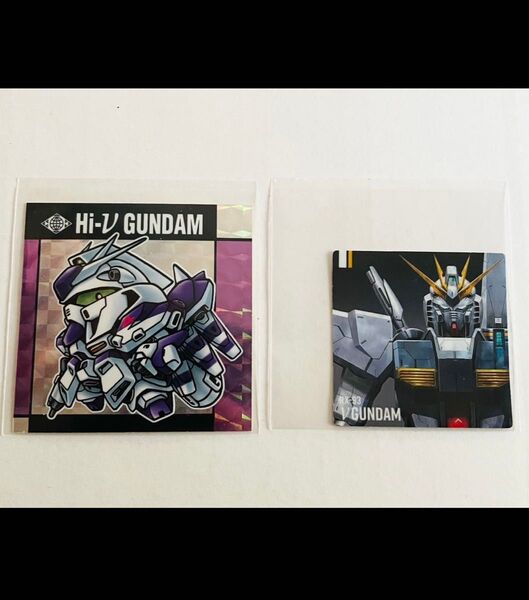 元祖SDガンダムスナック No.32 R Hi-νガンダム ガンダムポテコ 18 νガンダム シール