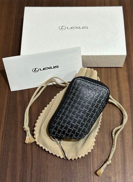 レクサスコレクション 純正スマートキーケース スピンドルパターンⅡ ブラック Lタイプ LEXUS