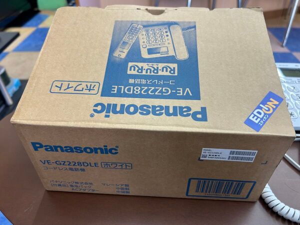 Panasonic VE-GZ228DLE コードレス電話機 ホワイト 新品