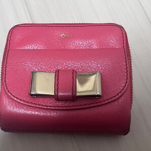 Chloe 2つ折り財布 ピンク