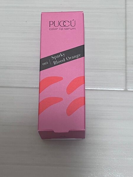【未開封】 PUCCU color lip serum 003 Sparky / Blood Orange