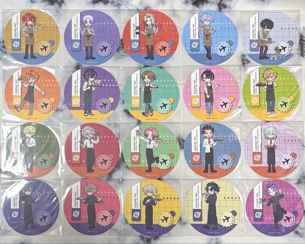 18TRIP エイトリ アニメイトカフェ アニカフェ 特典 コースター コンプリート セット
