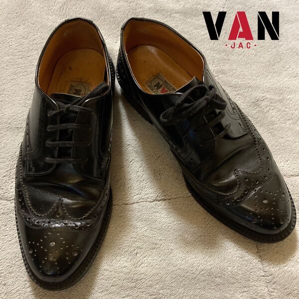 超希少 VAN JACKET VANshoesヴァンヂャケット レザーシューズウィングチップ GOODYEAR WELT