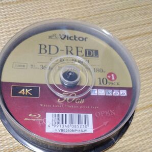 録画用BD-RE DL 2倍速 11枚 VBE260NP11SJ5 ブルーレイディスク DL BD-RE Victor製 ビクター