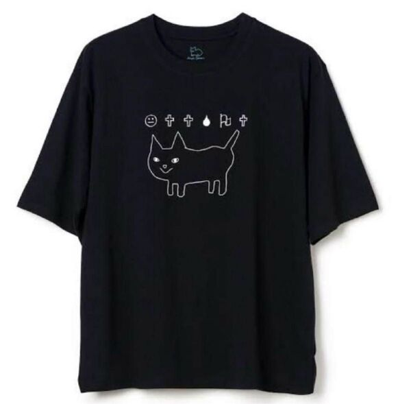 米津玄師 ツアーグッズ 空想 ねこちゃんT ブラック Mサイズ 美品