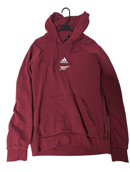 adidas アーセナル パーカー バーガンディ