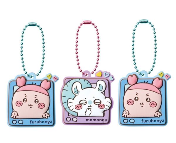 ちいかわ ぷっくりラバマスグミ4 モモンガ カニちゃん