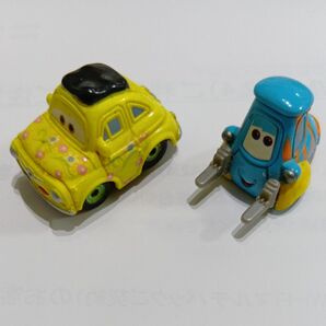 レア カーズ ミニカー ルイジ&グイド 2点セット 1959Fiat500 TuttoForklift フラワーバージョン