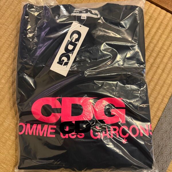 阪急梅田限定 CDG BLACK PINK Tee Tシャツ ギャルソン 2XL