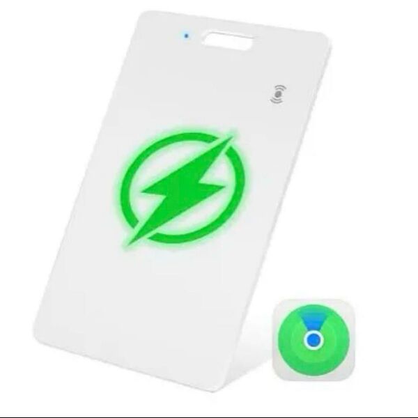 紛失防止タグ カード型 充電型 薄い 紛失トラッカー 小型 iOSのみ対応