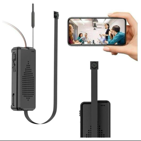 防犯カメラ HD 1080P画質 小型カメラ WiFi対応 動体検知 内蔵録音