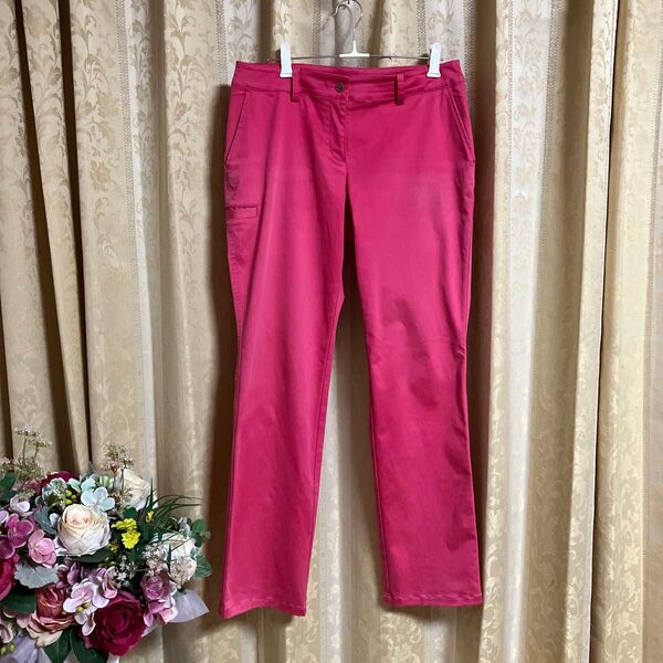 ☆Munsingwear(ゴルフパンツ)レディース・Lサイズ★ピンクカラー
