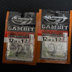 G7 移動式 ダウンショットリグ 12LB No.1 2袋セット