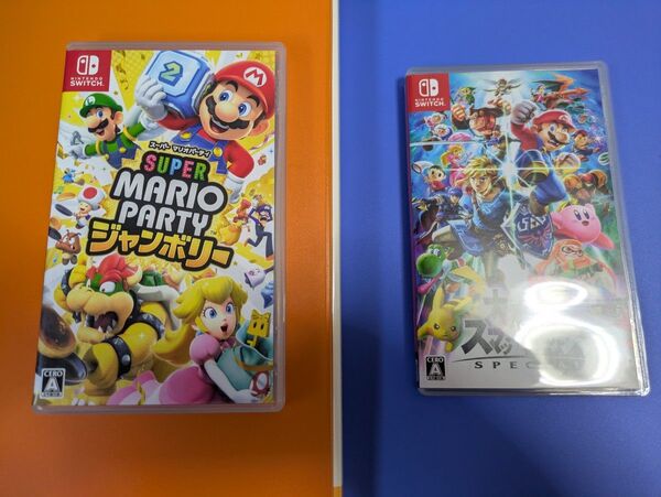 美品Nintendo Switch マリオパーティジャンボリー/大乱闘スマッシュブラザーズ2点セット 動作確認済