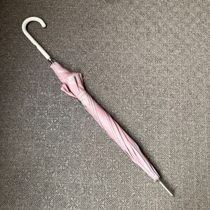 長傘 ピンク 薔薇柄