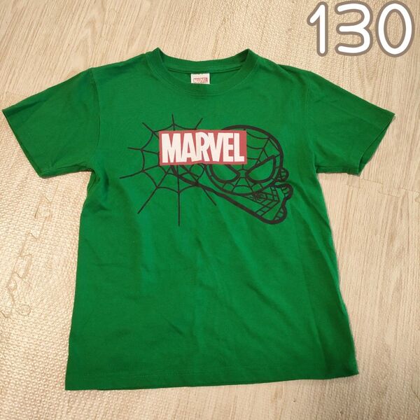MARVEL 半袖Tシャツ 130 グリーン スパイダーマン