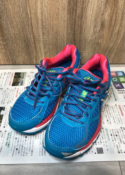 アシックス asics GT-2000 TJG406 ランニングシューズ 23cm スニーカー ブルー 軽量