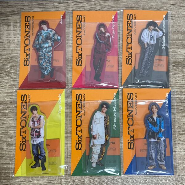 SixTONES 10thAnniVERSARY グッズ 両面アクスタジェシー 京本大我 松村北斗 髙地優吾 森本慎太郎 田中樹