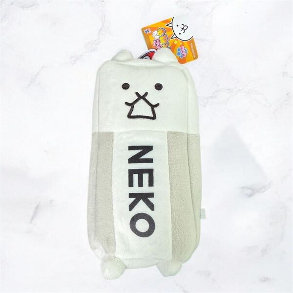 【新品】にゃんこ大戦争 チャーム付きぬいぐるみ ペンポーチ NEKO 22cm