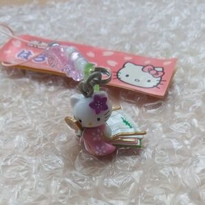 ご当地キティ 根付け 京都 着物 十二単 十二単衣 2004年 レトロ キティ ストラップ