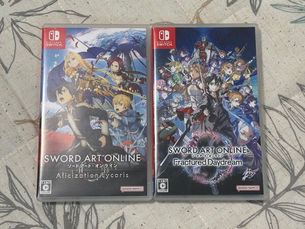 【2本セット】【Switch】 ソードアートオンライン フラクチュアード デイドリーム アリシゼーション リコリス